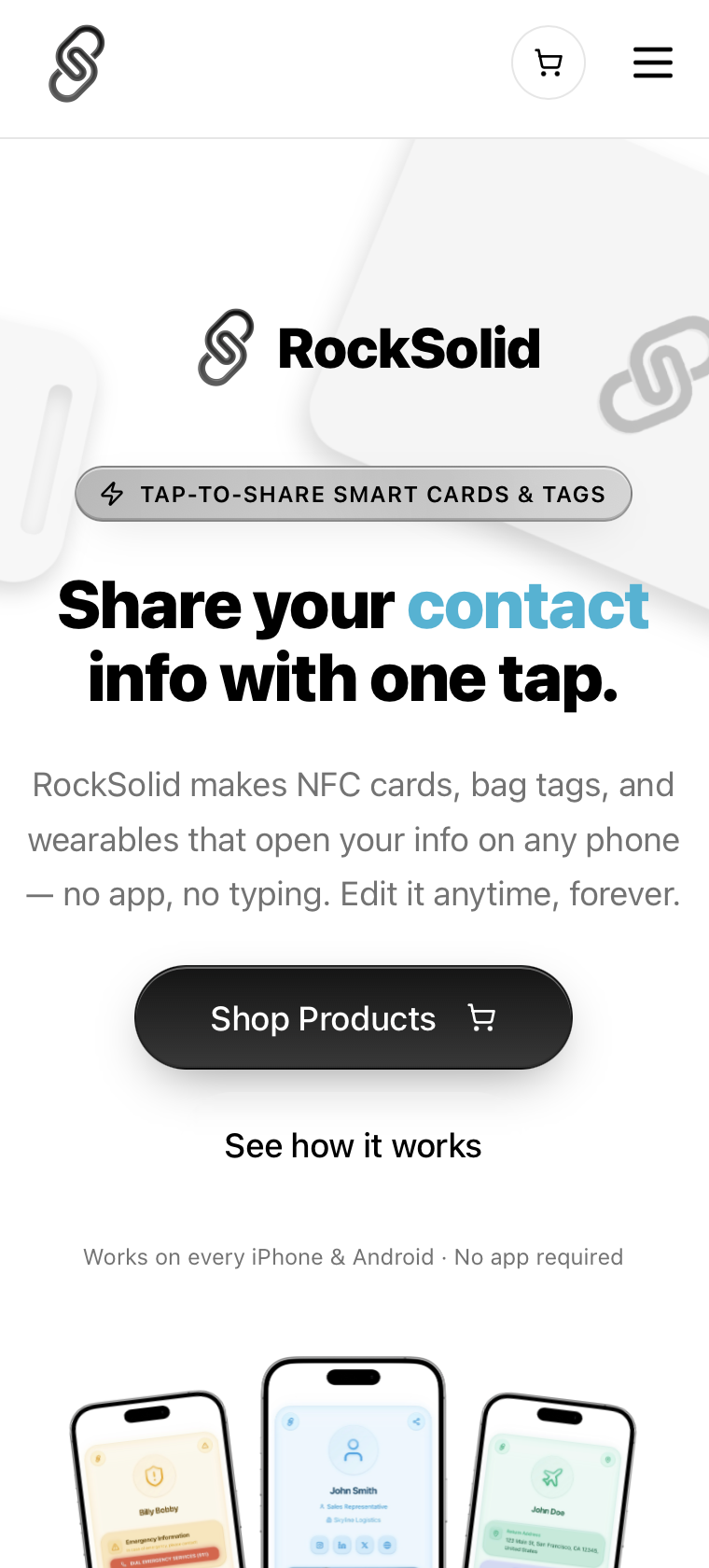 rocksolid link identity project